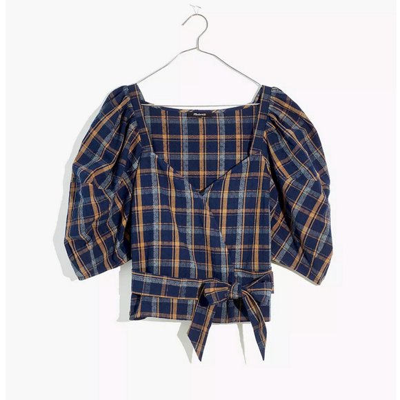 NWT - Madewell Sweetheart Wrap top - Picture 1 of 2